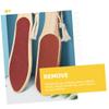 Beaupretty 2Pcs Double Sided Foot Scrubbing Files for Dead Skin Removal Ergonomic Handle Removers for Foot Care Portable Foot Pedicure Tools view 4
