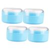 Beaupretty 4Pcs Body Powder Puff and Container Set Lightweight Powder Bottle for Home Use Durable and Synthetic Sponge for Gentle Care view 1