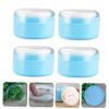 Beaupretty 4Pcs Body Powder Puff and Container Set Lightweight Powder Bottle for Home Use Durable and Synthetic Sponge for Gentle Care view 2