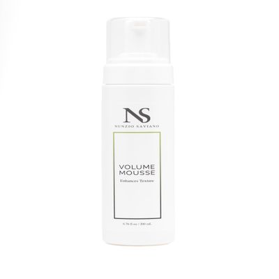 Nunzio Saviano Volume Mousse for Hair  Lightweight Hair Mousse for Women  Volumizing Hair Foam for Styling, Body & Lift  No Buildup No Stiffnesss For All Hair Types - Made in Italy  6.76 oz
