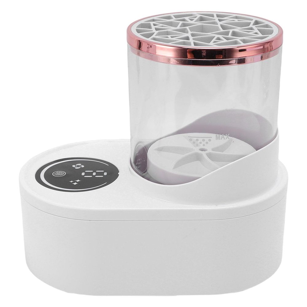 Depisuta Electric Makeup Brush Cleaner, 850RPM Automatic Makeup Brush Cleaner, 5 Minutes Time, Easy to Operate, Portable USB Deep Cleaning for Make Up Lovers & Professionals