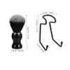 Ipetboom Men's Shaving Brush Set Bowl and Stand 3-Piece Manual Shaving Kit for Grooming Includes Beard Brush Holder for Daily Use and Barbershop Essentials view 2