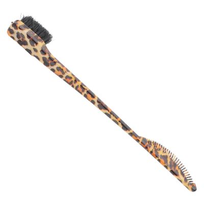 Ipetboom Double Ended Eyebrow Brush with Comb Portable Travel Eyebrow Applicator Stylish Dual Head Makeup Tool for Effortless Grooming and Styling Must Have Beauty Accessory
