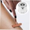 BIUDECO Brass Manual Double-Sided Razor Base Stand Rust-Resistant Shaving Rack for Men's Bathroom Storage Accessories view 4