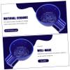 DINHEAROM 1Pc Portable Ceramic Shaving Soap Bowl for Men Comfortable Grip Barber Tool Wide Mouth Design Durable Safe Lathering Accessory for Home Travel Use view 3
