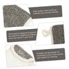 SOESFOUFU 5pcs Black Linen Soap Pouch Net Bags for Exfoliating Foaming Face Cleaning and Bath Use view 3