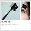 COLLBATH 2pcs Eyebrow Eyelash Combs Handheld Makeup Tool for Shaping Durable Portable for Home and Salon Use for Beginners and Professionals view 3