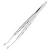 PAMINGONO 2pcs Stainless Steel Eyelid Tweezer Meibomian Gland Expressor Tool for Women Eyelid Forceps with Smooth Edges for Use Beauty Salons and Home Care view 3