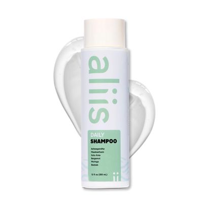 ALIIS Daily Shampoo  Gentle, Sulfate-Free Shampoo for All Hair Types | Lightweight, Moisturizing, pH-Balanced Formula for Everyday Use | Color-Safe, Vegan, Clean Beauty | 12 oz