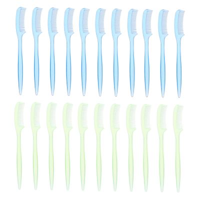BIUDECO 100pcs Mini Eyelash Brush and Brow Comb Set Waterproof Eyelash Separator Tool for Makeup Application for Home Use Random Color