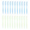 BIUDECO 100pcs Mini Eyelash Brush and Brow Comb Set Waterproof Eyelash Separator Tool for Makeup Application for Home Use Random Color view 1