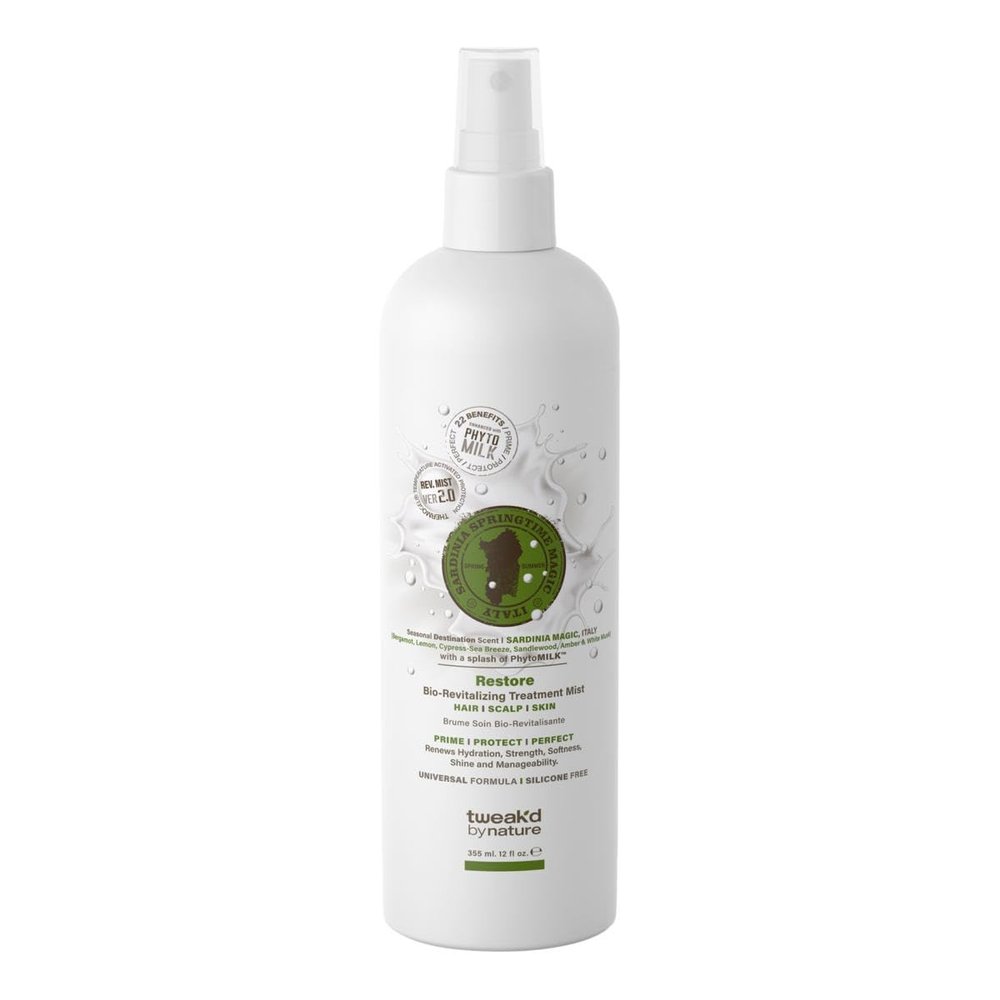 Tweak'd by Nature PhytoMilk Restore Bio-Revitalizing Treatment Mist - 12 fl. oz. (12 fl oz., Sardinia Magic)