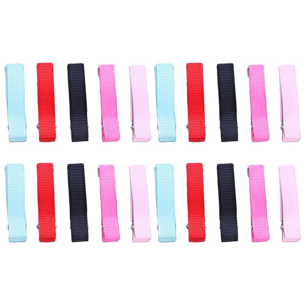 Beaupretty Duckbill Hair Clips 50PCS Cloth Alligator Clips for Women and Girls Sturdy Hairpins for Styling and Sectioning for DIY Bows and Crafts