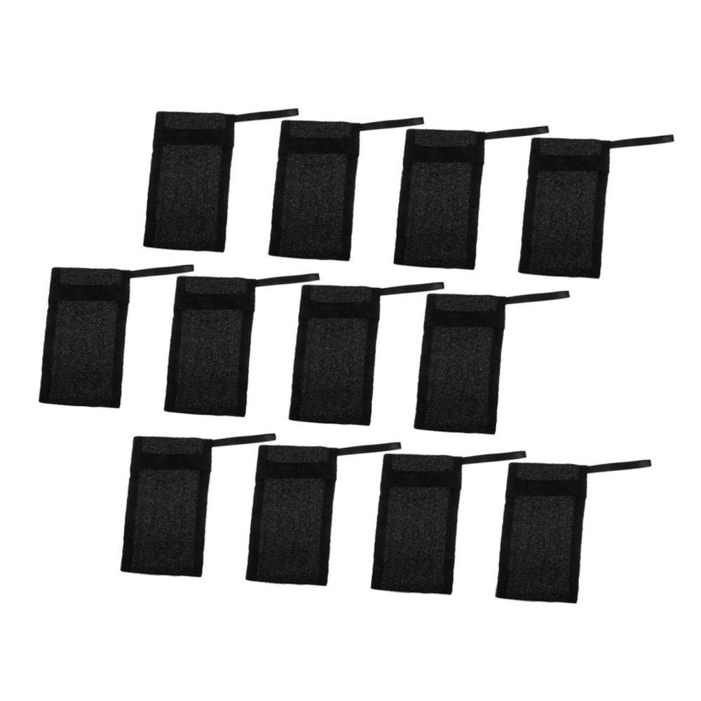 BAZEITFLOW Exfoliating Soap Pouch 10-Pack Soap Net Bags for Foaming Lathers for Shower and Bath