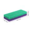 ELAYARD 3pcs Foot Pumice Stone Brush Double-Sided Skin Stone for Callus Removal Professional Bath Foot Scrubber Easy to Clean and Portable Design view 2