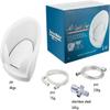 Deluxe Pedicure Foot Spa: Professional-Grade PP Footbath with Spray Nozzle, Inlet/Outlet Pipes, and Adjustable Valves view 3