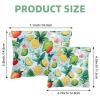 2Pcs Shrapnel Pouch for Purse, Cartoon Fruit-802 Waterproof Makeup Bag, Portable Pouch for Women Gifts view 2