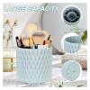 360 Rotating Large Capacity Makeup Brush Holder - Versatile Desktop Organizer for Home and Office(White) view 4
