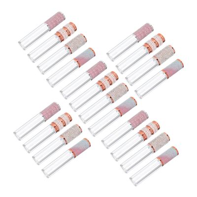 HAKIDZEL 20pcs Squeeze Tube Lip Gloss Empty Lip Gloss Bottles Travel Diy Containers