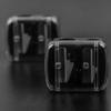 2PC Dual-Hole Cosmetic Pencil Sharpeners - Lipstick-Shaped Sharpener for Eyeliners, Eyebrows & Makeup Brushes view 3