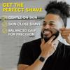 The Beard Club Straight Razor for Men - Navajas Para Barbero - Barber Straight Edge Razor Kit - Single Derby Blade Cutthroat With 5 Replaceable Stainless Steel Blades view 2