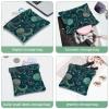 2Pcs Octopus Art-635 Pocket Cosmetic Bag for Purses, Waterproof Makeup Bag Cosmetic Pouch, Portable No Zipper Makeup Bag view 4