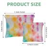 2Pcs Shrapnel Pouch for Purse, Tie Dyeing Art-271 Waterproof Makeup Bag, Portable Pouch for Women Gifts view 2