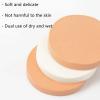 6 Pack Round Makeup Sponges (2.2" Diameter) with Storage Case, Latex Material Soft Foundation Applicators for Liquid Cream and Powder view 3