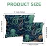 2Pcs Octopus Art-638 Pocket Cosmetic Bag for Purses, Waterproof Makeup Bag Cosmetic Pouch, Portable No Zipper Makeup Bag view 2