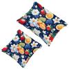2Pcs Shrapnel Pouch for Purse, Cartoon Fruit-775 Waterproof Makeup Bag, Portable Pouch for Women Gifts view 1