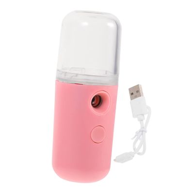SOESFOUFU Portable USB Nano Mist Facial Steamer Handheld Design Hydrating Spray Device for Skin Types Travel-Friendly Beauty Tool 100ml Capacity