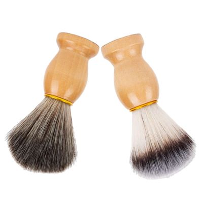 BCOATH 2Pcs Professional Shave Brush Soft Barber Brush for Shaving Salon Cleaning and Facial Cleansing Durable and Easy to Clean