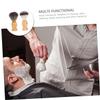 BCOATH 2Pcs Professional Shave Brush Soft Barber Brush for Shaving Salon Cleaning and Facial Cleansing Durable and Easy to Clean view 2