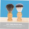 BCOATH 2Pcs Professional Shave Brush Soft Barber Brush for Shaving Salon Cleaning and Facial Cleansing Durable and Easy to Clean view 4