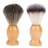 COLLBATH 2pcs Nylon Shaving Brush Set for Men Soft Fiber Barber Shaving Brush Neck Duster for Hair Salon Household Beard Care Tools view 1