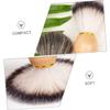 HOODANCOS 2Pcs Professional Shave Brush Soft Hair Salon Cleaning Facial Cleansing Brush Durable Maker for Shaving Barber Supplies and Home Use view 4
