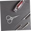 PLAFOPE 3pcs Facial Hair Trimmer Set Stainless Steel Scissors Beard Shaper Eyebrow Scissors Makeup Scissor view 3