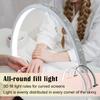 YXKJZHF Half Moon Nail Desk Lamp, LED Light for Nail Desk, Sparkle Nails Lamps 39W Arch Light Lash Light, Adjustable Brightness (Pink) view 2