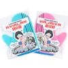 Exfoliating Glove Korean Skin Care Body wash loofah face Lip Body Scrub Dry Brushing Body Brush Foot Back Scrubber scrubbing Bathing Sponge Black Head Remover Gloves (Pink&SkyBlue 2pack) view 1
