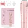 Bikini Trimmer for Women,2025 New Bikini Shaver,Electric Razor & Shaver with Dual Ceramic Blades,Painless Hair Removal,Rechargeable Razor Body Hair Trimmer for Wet & Dry Use view 1