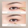 Desert Oak Series Wing Liner Duo Brush Set - CM 180 Bold Angled Eyeliner & CM 181 Precision Detail Brush for Gel/Liquid/Powder, Bubinga Handle & Brass Ferrule view 4