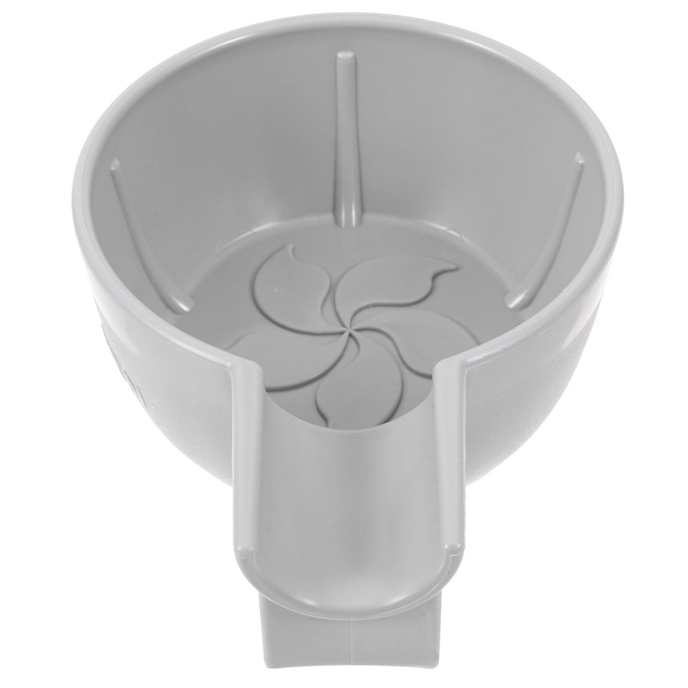 Vaguelly Men Shaving Bowl Compact Handheld Foaming Bowl for Easy Lathering Durable Grey Design with Elegant Texture Grooming Enthusiasts