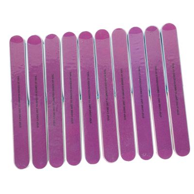 10 Pack Double Sided Nail Files for Manicuring Natural Nails and Extensions