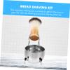 1Set Men Shaving Brush Set with Soap Bowl Rack Durable Stand Shaving Kit for Convenient Grooming Travel view 3
