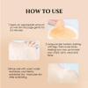 Amococo Turmeric Lemon Body Scrub, Deep Cleansing Exfoliator with Armpit Detox & Moisturization, 3.53oz view 2