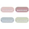 4pcs Nail Brushes, Two Sided Cleaning Fingernail Scrub Brushes Portable Easy to Hold Soft Stiff Bristles Nail Cleaning Scrubbers for Men Women Kids view 1