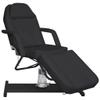 Black Massage Table, 70.9"x24.4"x(34.3"-44.1") Professional Spa Bed for Salon Beauty Treatments, Adjustable Treatment Tables with Swivel, Iron Base & Removable Armrests view 1