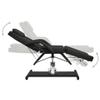 Black Massage Table, 70.9"x24.4"x(34.3"-44.1") Professional Spa Bed for Salon Beauty Treatments, Adjustable Treatment Tables with Swivel, Iron Base & Removable Armrests view 3