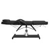 Black Massage Table, 70.9"x24.4"x(34.3"-44.1") Professional Spa Bed for Salon Beauty Treatments, Adjustable Treatment Tables with Swivel, Iron Base & Removable Armrests view 4
