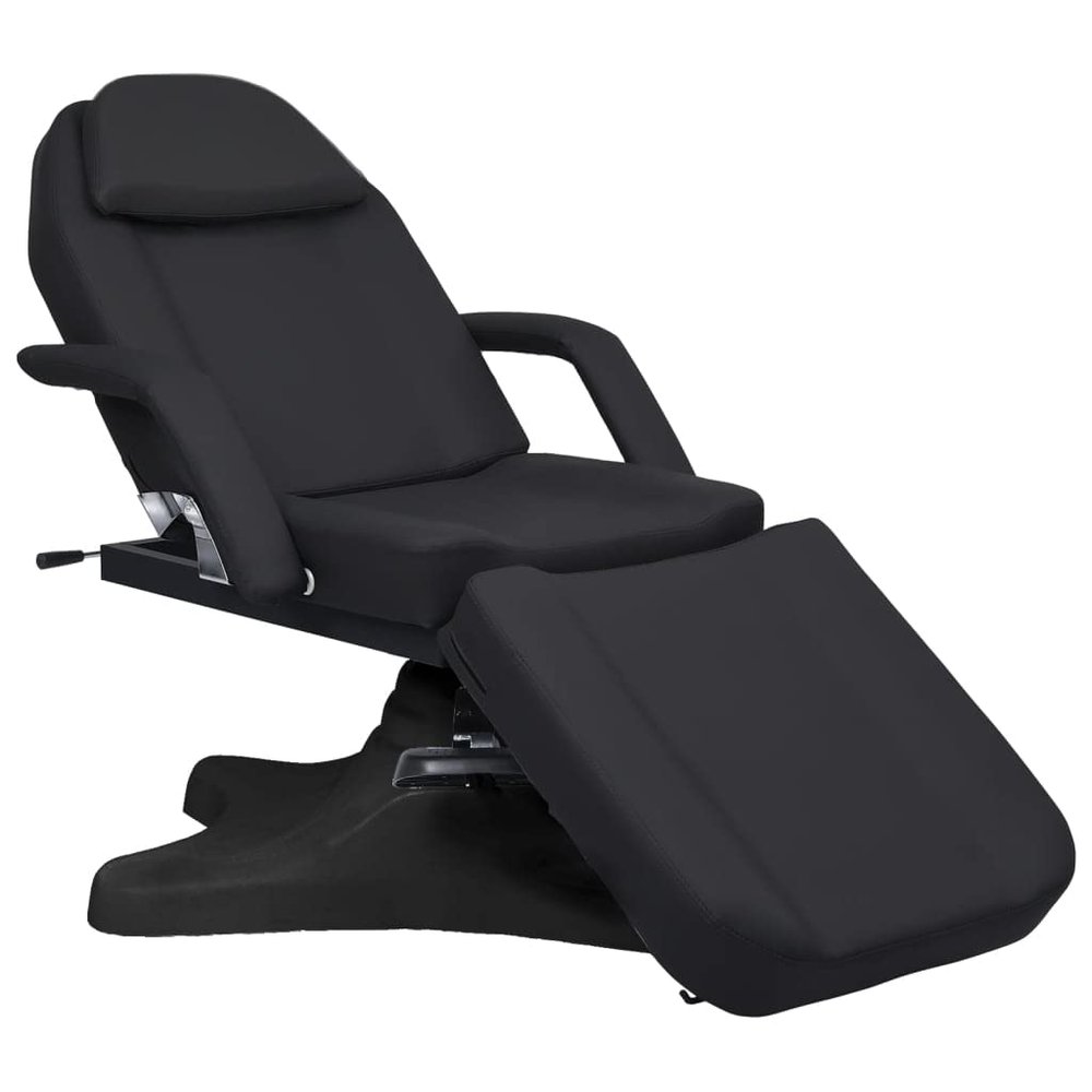 Black Massage Table 70.9"x24.4"x(34.1"-46.5") Adjustable Spa Bed, Foldable Salon Treatment Table for Beauty, Facials, Skincare, Tattooing & Piercing